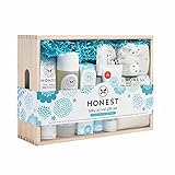 The Honest Company Baby Arrival Gift Set | Newborn Essentials Welcome Box | Diapers, Wipes, Personal Care, Diaper Rash Cream
