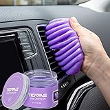 TICARVE Cleaning Gel for Car Detailing Car Vent Cleaner Cleaning Putty Gel Auto Car Interior Cleaner Dust Cleaning Mud for Cars and Keyboard Cleaner Cleaning Slime Purple