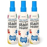 HATE STAINS CO Stain Remover for Clothes - 4oz 3 Pack of Newborn & Baby Essentials - Miss Mouth's Messy Eater Stain Treater Spray - No Dry Cleaning Food, Grease, Coffee Off Laundry, Underwear, Fabric