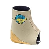 Tuli’s Cheetah Heel Cup with Compression Sleeve for Sever’s Disease and Heel Pain for Gymnasts and Dancers, Youth Small
