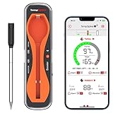 ThermoPro TempSpike 500FT Truly Wireless Meat Thermometer, Bluetooth Meat Thermometer for Grilling and Smoking, Meat Thermometer Wireless for BBQ Oven Smoker Rotisserie Sous Vide