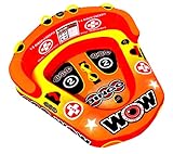WOW Sports World of Watersports Bingo Cockpit 1 or 2 Person Inflatable Towable Cockpit Tube for Boating, 14-1060