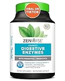 Zenwise Digestive Enzymes - Probiotic Multi Enzyme with Probiotics and Prebiotics for Digestive Health and Bloating Relief for Women and Men, Enzymes for Digestion and Gut Health - 180 Count