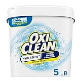 OxiClean White Revive Laundry Whitener Stain Remover Powder, 5 Lbs