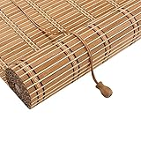 TTBB Bamboo Roll Up Shades, Bamboo Door Curtain, Excellent Quality, Sunshade, Customizable, Heat Insulation, Venetian Blinds, Patio, Gallery, Balcony, Outdoor Window Shade