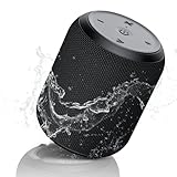 NOTABRICK Bluetooth Speakers,Portable Wireless Speaker with 15W Stereo Sound, IPX6 Waterproof Shower Speaker, Dual Pairs, Portable Speaker for Party Beach Camping