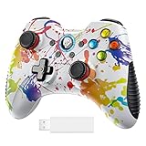 EasySMX 【2023 New】 Wireless Gaming Controller for Windows 7 8 10 11 PC/PS3/Android/Switch/Steam Deck, Dual-Vibrate Gamepad Joystick Computer Game Controller With Turbo, 14 Hours Working Battery