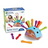 Learning Resources Spike The Fine Motor Hedgehog - 14 Pieces, Ages 18+ months Toddler Learning Toys, Fine Motor and Sensory Toys, Educational Toys for Toddlers, Montessori Toys