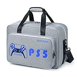Niu Kako Carrying Case for PS5, Protective Travel Bag for PS-5 Console Controller, Large Capacity Storage Case Compatible with Playstation 5 Games Accessories Disk Digital Edition, Fashion gift