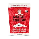 Lakanto Monkfruit Sweetener, 1:1 Sugar Substitute, Keto, Non-GMO (Classic White - 3 lbs)