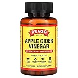 Bragg Apple Cider Vinegar Capsules - Vitamin D3 & Zinc - 750mg of Acetic Acid – Immune & Weight Management Support - Non-GMO, Vegan, Gluten Free, No Sugar (1)