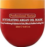 Arvazallia Hydrating Argan Oil Hair Mask and Deep Conditioner for Dry or Damaged Hair - 8.45 Oz