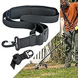 AKUATUZ Trimmer Strap for Weed Eater Shoulder Strap Easy Release Brush Cutter Harness Compatible with EGO String Trimmer, Leaf Blower