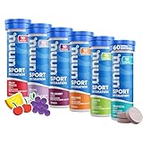 Nuun Sport Electrolyte Tablets for Proactive Hydration, Variety Pack, 6 Pack (60 Servings)