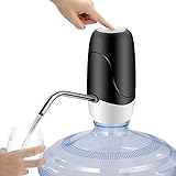 YYDGH Portable Water Bottle Pump 5 Gallon Water Bottle Dispenser USB Charging Automatic Drinking Water Pump Electric Water Dispenser Water Bottle Switch for Home, Office, Travel