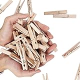(Pack of 50) Wooden Clothespins About 2-7/8' Long