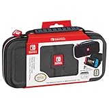 Game Traveler Nintendo Switch Case - Switch Case for OLED, Switch and Switch Lite, Adjustable Viewing Stand & Game Case Storage , Protective Ballistic Nylon Hard Shell Case with Deluxe Carry Handle