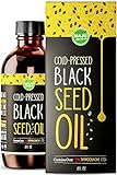 MAJU Black Seed Oil - 3 Times Thymoquinone, Cold-Pressed, 100% Turkish Black Cumin Seed Oil, Liquid Pure Blackseed Oil, Glass Bottle, 8 oz