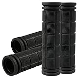 4Pcs Bike Handle Grips, Kids Non-Slip-Rubber Bicycle Handlebar Grips, Specialized Replacement Bike Grips, for Beach Cruiser Razor Scooter Foldable Mountain Bicycle Tricycle BMX