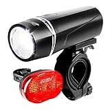 BV Bike Lights, Super Bright with 5 LED Bike Headlight & 3 LED Rear, Bike Lights for Night Riding with Quick-Release, Waterproof Bicycle Light Set, Bike Accessories, Bicycle Accessories, Flashlight …