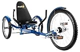 Mobo Triton Pro Adult Recumbent Trike. Pedal 3-Wheel Bicycle. 16 Inches. Adaptive Tricycle for Teens to Seniors