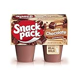 Snack Pack Chocolate Pudding, 4 Count Pudding Cups