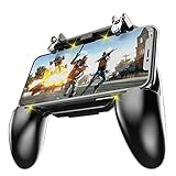 COOBILE Mobile Game Controller for PUBG Mobile Controller L1R1 Mobile Game Trigger Joystick Gamepad for iOS & Android Phone(W10 update)