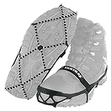 Yaktrax Pro Traction Cleats for Walking, Jogging, or Hiking on Snow and Ice (1 Pair), Medium , Black
