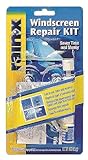 Rain-X 600001 Windshield Repair Kit - Quick And Easy Durable Resin Based Kit for Chips and Cracks, Good For Round Damage Below 1' In Diameter And Cracks Smaller Than 12' In Length, BLUE,YELLOW
