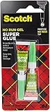 Scotch Super Glue Gel, .07 oz, 2-Pack, Dries Quickly with a Permanent Hold (AD112)