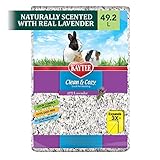 Kaytee Clean & Cozy Lavender Bedding For Pet Guinea Pigs, Rabbits, Hamsters, Gerbils, and Chinchillas, 49.2 Liters