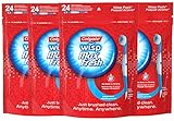 Colgate Max Fresh Wisp Disposable Mini Travel Toothbrushes, Peppermint, 24 Count (Pack of 4)