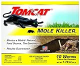 Tomcat Mole Killerₐ, Mimics Natural Food Source, Poison Kills in a Single Feeding, 10 Worms