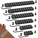 Bontok Single Picatinny Accessory Rail Set for Mlock 3 5 7 9 11 13 Slots with 13 T-Nuts & Screws, 6 Allen Wrench-Rounded Corner