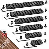 Bontok Single Picatinny Accessory Rail Set for Mlock 3 5 7 9 11 13 Slots with 13 T-Nuts & Screws, 6 Allen Wrench-Rounded Corner