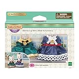Calico Critters Town Dress up Set (Blue & Green) for 36 months to 96 months