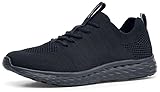 Shoes for Crews Everlight, Men's Non Slip, Breathable, Lightweight, Lace-Up,Water Resistant Work Shoes, Size 8.5 Black