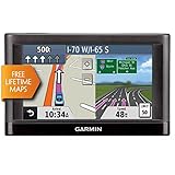 Garmin Nuvi 55LM 5' Touchscreen Car Sat Navigation GPS w/Lifetime Maps 0119-801 (Renewed)