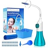 WEUANY Ear Wax Removal, Ear Cleaner, Earwax Removal Kit, Manual Ear Irrigation Flushing System, Ear Cleaning Kit, Safe and Effective to Clean Ear Built Up Wax