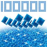 Gel Ball Blaster Refill Splat Orby Rounds (7-8 mm,10 Packs,10000 Pieces Per Pack), Water Based Non-Toxic for Ages 14 & Up