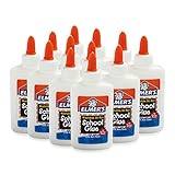 Elmer's Liquid School Glue, Washable, 4 Ounces Each, 12 Count - Great for Making Slime