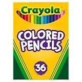 Crayola Colored Pencils (36ct), Kids Pencils Set, Art Supplies, Great for Coloring Books, Classroom Pencils, School Supplies, 3+