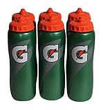 Gatorade 32 Oz Squeeze Water Sports Bottle - Value Pack of 6 - New Easy Grip Design for 2014