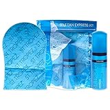 St. Tropez Self Tan Express Starter Kit,Mini Self-Tan Set for a Natural Glow,Travel-Sized Express Bronzing Mousse & Tanning Applicator Mitt,Vegan-Friendly Self Tanner,Even & Natural Self Tan,1 ct