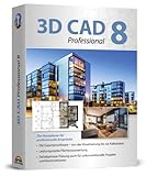 Home design and 3D construction software compatible with Windows 11, 10, 8.1, 7 - Plan and design buildings from initial rough sketches to the finished blueprints - 3D CAD 8 Professional