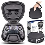 sisma Travel Case Compatible with PS5 DualSense Wireless Controller, PlayStation 5 Controller Holder Home Safekeeping Protective Cover Storage Case Carrying Bag
