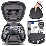 sisma Travel Case Compatible with PS5 DualSense Wireless Controller, PlayStation 5 Controller Holder Home Safekeeping Protective Cover Storage Case Carrying Bag