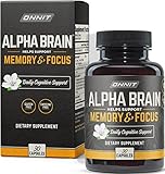 ONNIT Alpha Brain Premium Nootropic Brain Supplement, 30 Count, for Men & Women - Caffeine-Free Focus Capsules for Concentration, Brain & Memory Support - Brain Booster Cat's Claw, Bacopa, Oat Straw