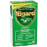 IBgard Gut Health Supplement, Peppermint Oil Capsules for Abdominal Comfort, 48 Capsules (Packaging May Vary)