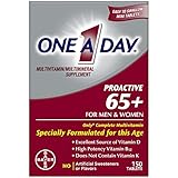 One A Day Proactive 65+, Mens & Womens Multivitamin, Supplement with Vitamin A, Vitamin C, Vitamin D, and Zinc for Immune Health Support*, Calcium, Folic Acid & more, Tablet 150 Count